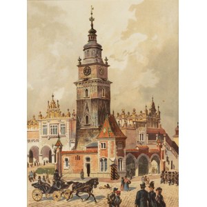 Stanisław Tondos (1854–1917), The Tower of the Former City Hall, 1886