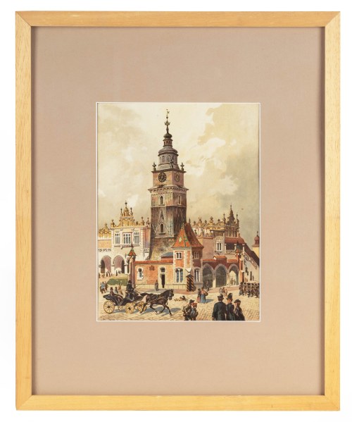 Stanisław Tondos (1854-1917), Wieża byłego ratusza miejskiego, 1886 r.
