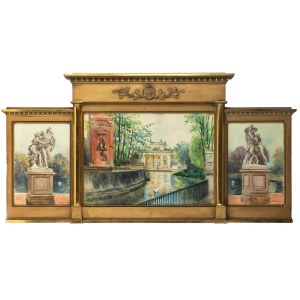 Tadeusz Cieślewski (1870, Warsaw–1956, ibid.), Łazienki Triptych, 1919