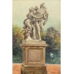 Tadeusz Cieślewski (1870, Warsaw–1956, ibid.), Łazienki Triptych, 1919