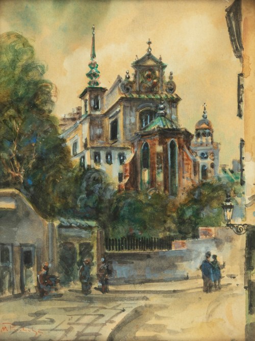 Marian Puchalski (1912-1970), Widok na kościół Św. Anny