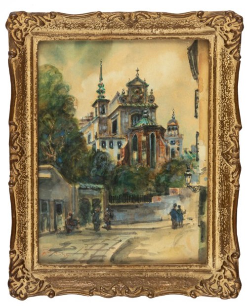 Marian Puchalski (1912-1970), Widok na kościół Św. Anny