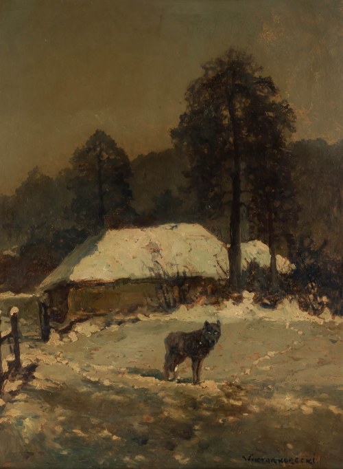 Wiktor Korecki (1890 Kamieniec Podolski - 1980 Milanówek), Wilk nocą