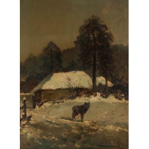 Wiktor Korecki (1890 Kamieniec Podolski – 1980 Milanówek), *The Wolf at Night*