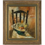 Ryszard Zając (1929, Kosów Huculski – 2016, Binningen near Basel), *Basket of Fruit on a Chair*, 1968
