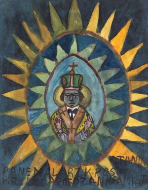 Nikifor Krynicki (1895 Krynica Zdrój - 1968 Folusz), Nikifor jako biskup