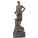 Paul Ludwig Kowalczewski (1865 Mielżyn - 1910 Berlin), Alegoria pracy - Kowal, Niemcy, XIX/XX w.