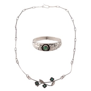 Set: ring and necklace, Warsaw, Orno, 1963–1986