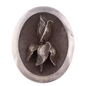 Bogdan Mirowski (1945, Sopot – 2014, ibid.), Brooch with a rose motif