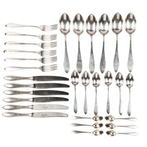 Cutlery set for 6 people, Poland, WWS, ca. mid-20th century