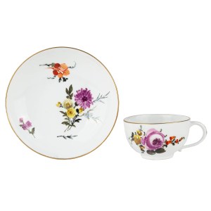 Cup and saucer, Meissen, ca. 1760