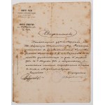 CERTIFICATE, POLISH COMMITTEE FOR AID TO WAR VICTIMS IN SARATOV, August 16, 1916