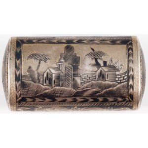 TABAKDOSE MIT DREI FRAUEN, Russland, Moskau, Iwan Kaltykow, 1828