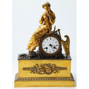 CLOCK WITH AMPHITRYTE, France, ca. 1840