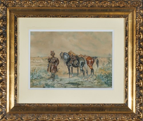 Geza ROZMUS, KOZAK NA STEPIE, 1925
