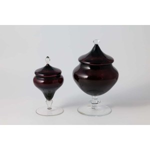 PAIR OF VASES, Poland, Krosno, late 20th century