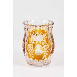 TULIP VASE, Poland, Piechowice, Huta Julia, mid-20th century