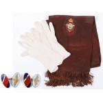 WHITE GLOVES, CUFFLINKS, AND A RAF SCARF