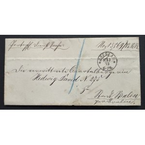 LETTER—1873, WROCŁAW–BRALIN—LAND EXPROPRIATION FOR RAILROAD CONSTRUCTION