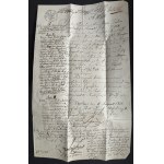 LIST- 1851 ROK, WROCŁAW- KĘPNO, KRÓLEWSKI SĄD POWIATOWY