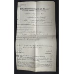 LETTER—1872, BRALIN-SYCÓW, ROYAL COUNTY COURT