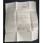 LETTER—1852, BRZEG-SYCÓW, ROYAL COUNTY COURT