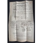 LETTRE - 1864, BRALIN-KĘPNO, TRIBUNAL ROYAL DU DISTRICT