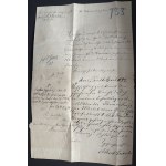 LIST- 1894 ROK, BRALIN- SYCÓW, KRÓLEWSKI SĄD REJONOWY