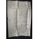 LETTER—1835, BYTOM (ODRZAŃSKI)—SYCÓW