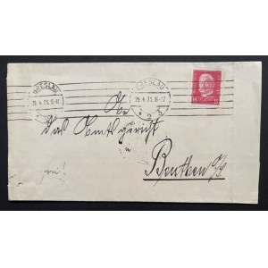 LETTER—1931, WROCŁAW–BYTOM, DISTRICT COURT