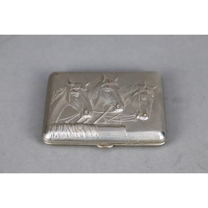 Metal cigarette case, 20th century