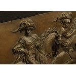Return from the Hunt, bronze plaque, Germany, Berlin, 19th century.