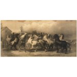 Rosa Bonheur, print: Return from the Horse Fair, 1873