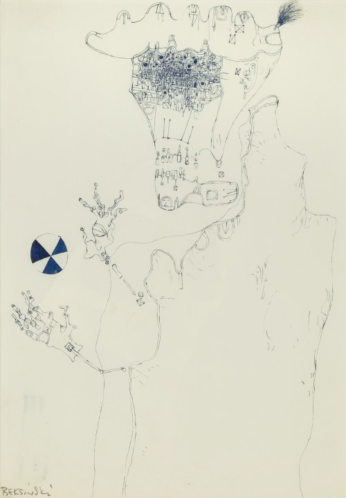 Zdzisław Beksiński (1929 - 2005), Bez tytułu, 1962