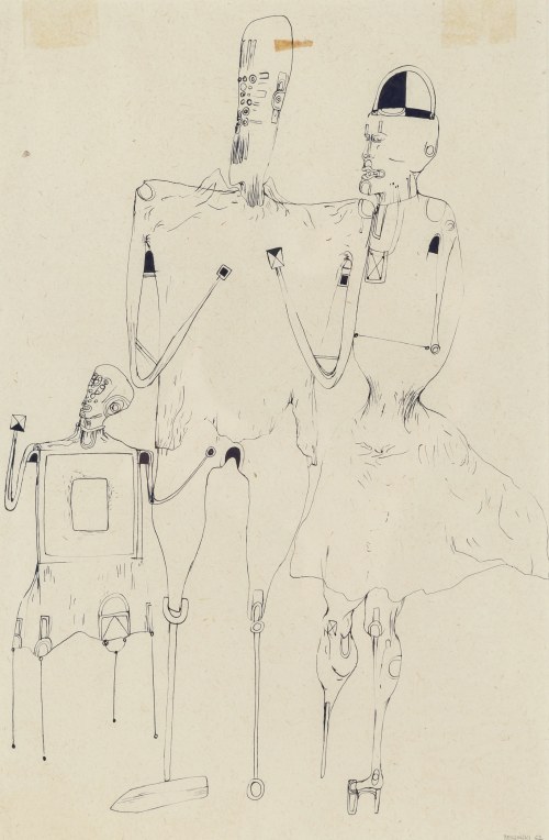 Zdzisław Beksiński (1929 - 2005), Bez tytułu, 1962