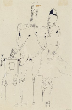 Zdzisław Beksiński (1929 - 2005), Bez tytułu, 1962
