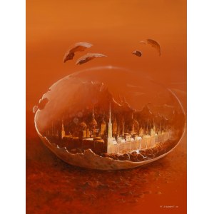 Wojciech Siudmak (nato nel 1942), “Embrione urbanistico”, 2002