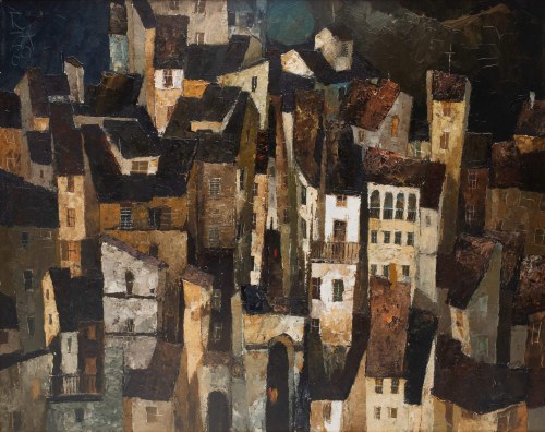 Ryszard Zając (1929 - 2016), Pejzaż z Adygi, 1969