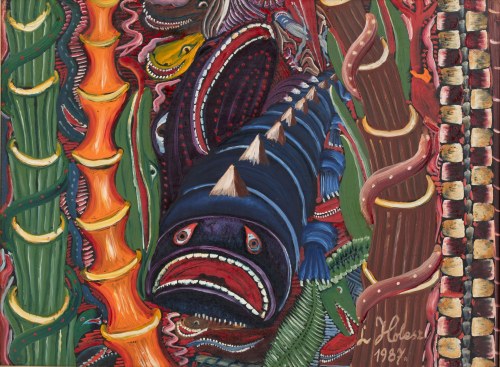 Ludwik Holesz (1921 - 1999), Kompozycja, 1987