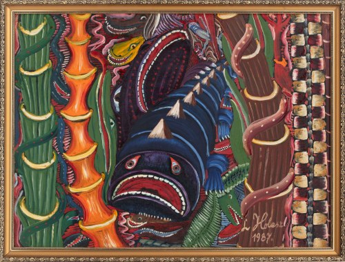 Ludwik Holesz (1921 - 1999), Kompozycja, 1987
