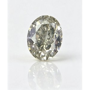 EKSKLUZYWNY OWAL! Diament 0.30 ct - Szlif Owalny - CZYSTOŚĆ: Si2 - Czysta Kanarkowa Barwa Fancy Natural Light Yellow | Oficjalna wycena Rzeczoznawcy: 3500 USD / ok. 16 700 PLN brutto!