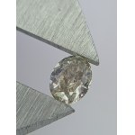 EKSKLUZYWNY OWAL! Diament 0.30 ct - Szlif Owalny - CZYSTOŚĆ: Si2 - Czysta Kanarkowa Barwa Fancy Natural Light Yellow | Oficjalna wycena Rzeczoznawcy: 3500 USD / ok. 16 700 PLN brutto!