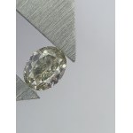 EKSKLUZYWNY OWAL! Diament 0.30 ct - Szlif Owalny - CZYSTOŚĆ: Si2 - Czysta Kanarkowa Barwa Fancy Natural Light Yellow | Oficjalna wycena Rzeczoznawcy: 3500 USD / ok. 16 700 PLN brutto!