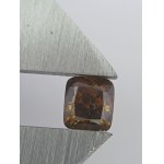 NATURALNY DIAMENT KOLOROWY 0.46 CT | CZYSTOŚĆ: Si2 | SZLIF: Poduszka modyfikowana Oficjalna wycena Rzeczoznawcy: 5412 USD / 20 160 PLN brutto (stan na 24.08.2026)