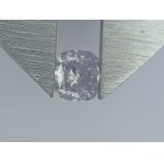 ŚWIĘTY GRAAL! Naturalny Diament 0.25 ct FANCY NATURAL LIGHT PURPLE - Unikalna Fioletowa Barwa Szlif Poduszka | Oficjalna wycena Rzeczoznawcy około 5 390 PLN brutto!
