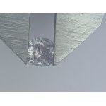 ŚWIĘTY GRAAL! Naturalny Diament 0.25 ct FANCY NATURAL LIGHT PURPLE - Unikalna Fioletowa Barwa Szlif Poduszka | Oficjalna wycena Rzeczoznawcy około 5 390 PLN brutto!