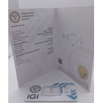 Natural Diamond 0.38 ct VERY HIGH CLARITY VVS1 Fancy Brownish Yellow (marquise cut) - IGI Certificate