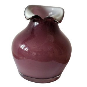 Designed by Jerzy Słuczan-Orkusz, Purple Vase, Tarnowiec Glassworks