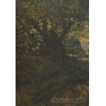 Brodszky Sándor (1819-1901) Erdei kápolna Olaj, karton 20 × 24 cm Jelzés nélkül Hátoldalon hagyatéki bélyegző és MNG bírálati szám: 605/1967