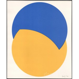 Fajó János (1937-2018): Körmetszés, 1976. Szitanyomat, papír, jelzett. Hátoldalán a művész bélyegzésével. 35x29 cm.